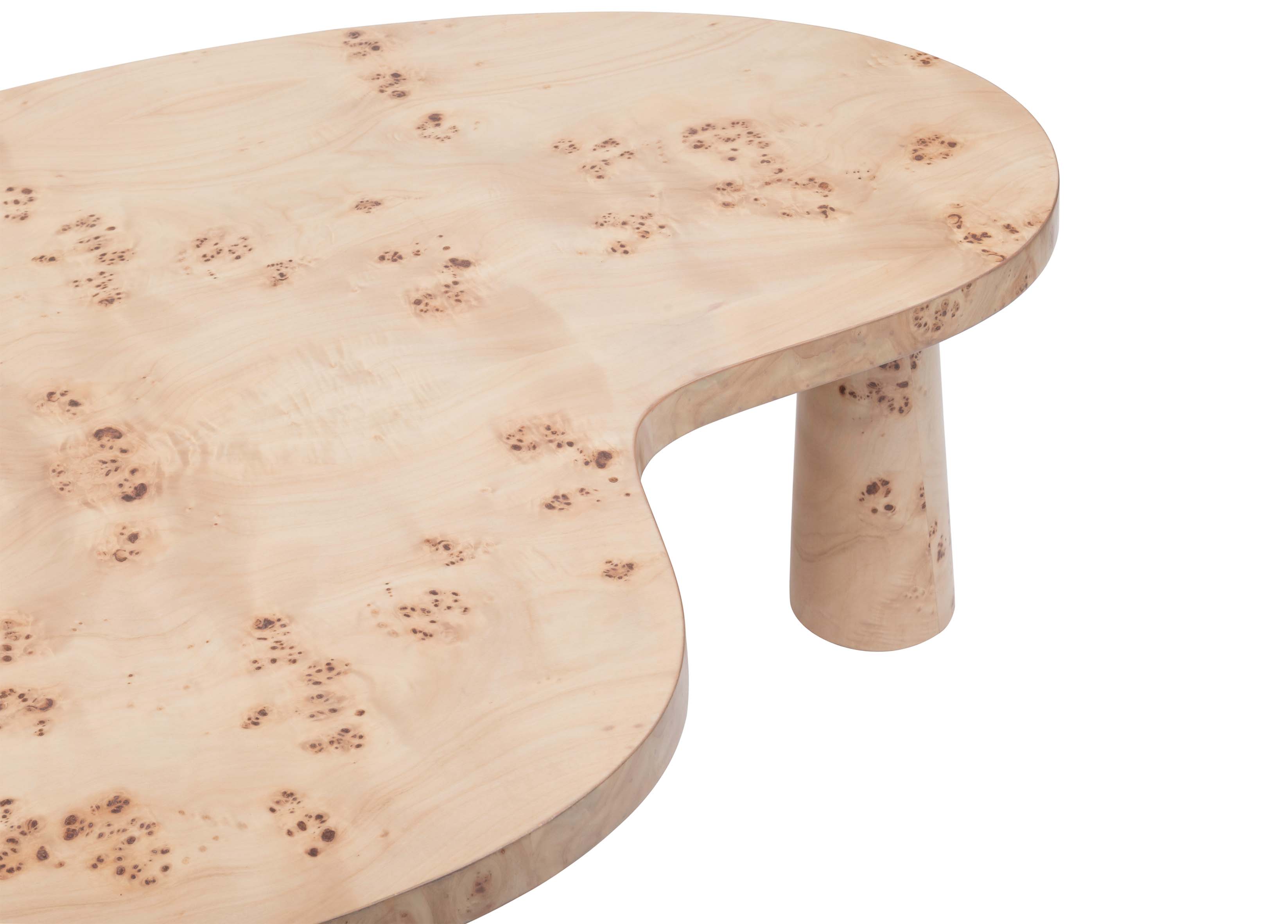 Cell Coffee Table Natural Burl